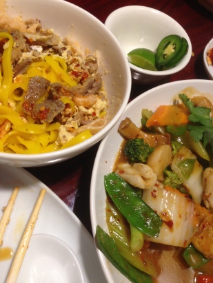 Vietnamese food at Huynm